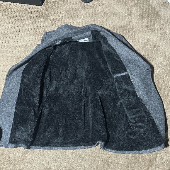 Men’s cross button Pea Coat Large - Picture 4 of 8